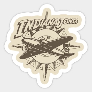 Vintage // Indiana Jones Compass// Brown Colour Sticker